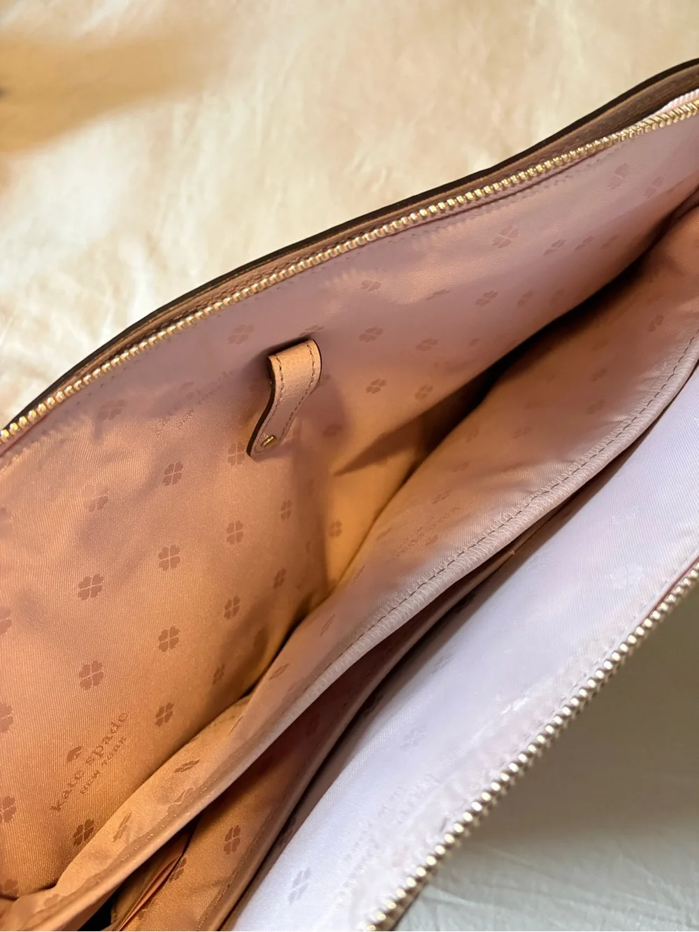 kate spade Pale Pink Structured Leather Satchel